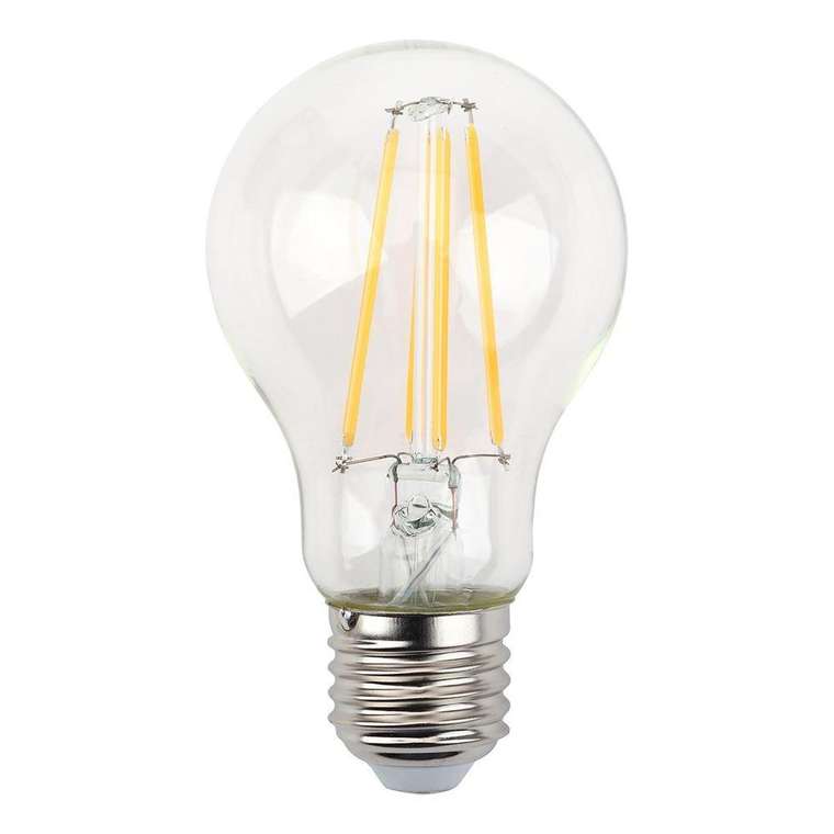 Лампа светодиодная филаментная E27 15W 2700K прозрачная