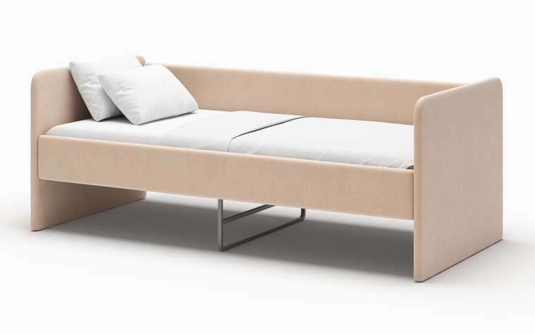 Кровать-диван Donny 2 70х160 цвета латте без подъемного механизма