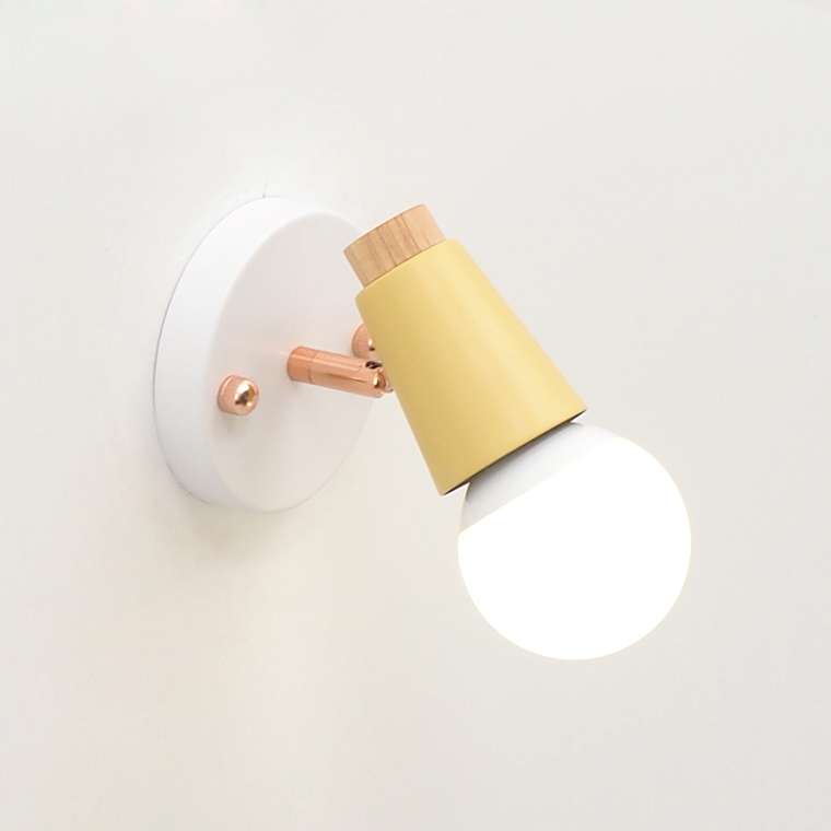 Настенный светильник Rotary бело-бежевого цвета
