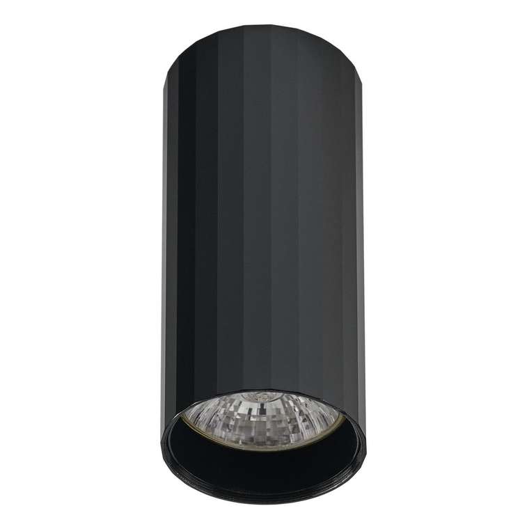 Светильник GU10 1*50W потолочный спот Черный IL.0005.1900 BK