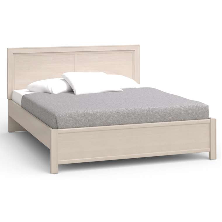 Кровать Camilla 160х200 бежевого цвета без подъемного механизма
