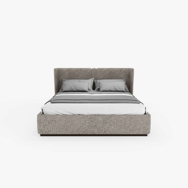 Кровать Aurora 160х200 бежевого цвета с подъемным механизмом