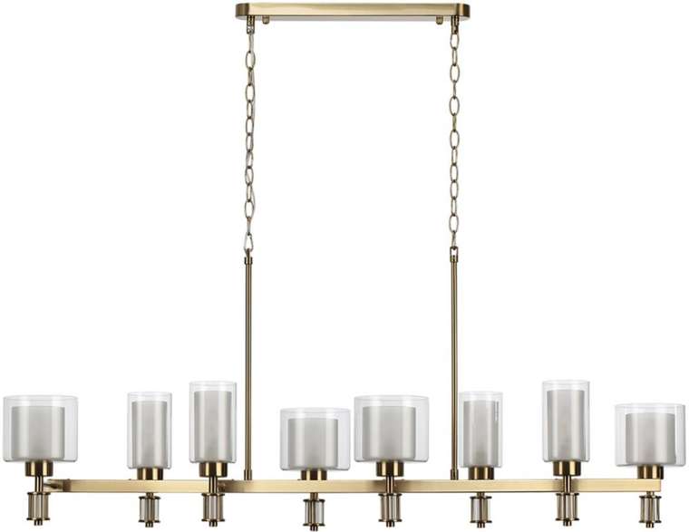 Подвесная люстра Odeon Light Saga 5088/8A античная бронза/стекло E14 8*40W