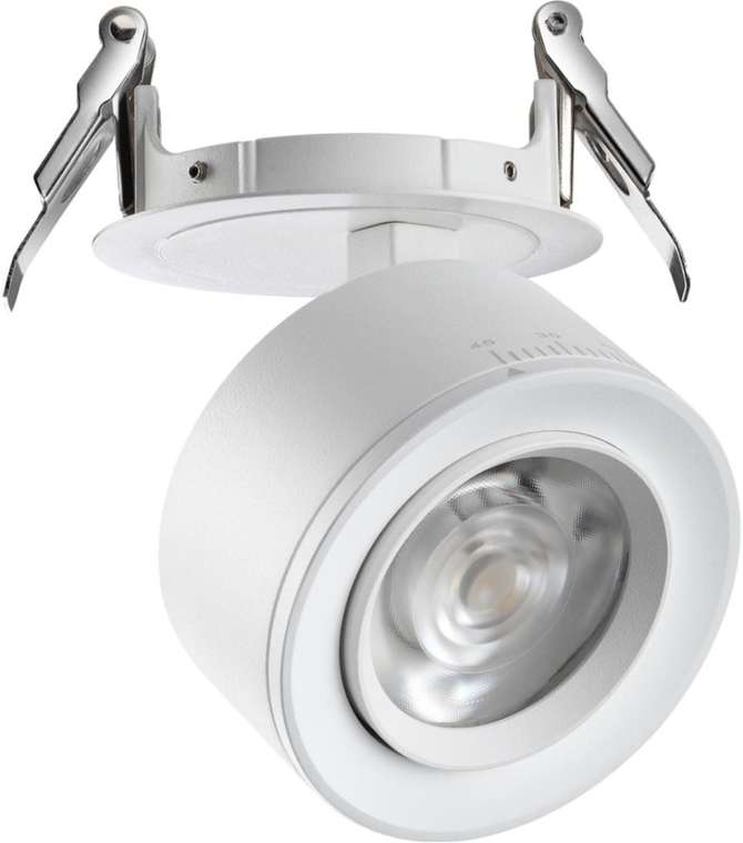 Встраиваемый светодиодный светильник круглый Novotech Eddy 358945