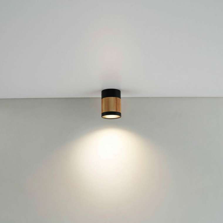 Потолочный точечный светильник Vector Mini из оливкого ясеня