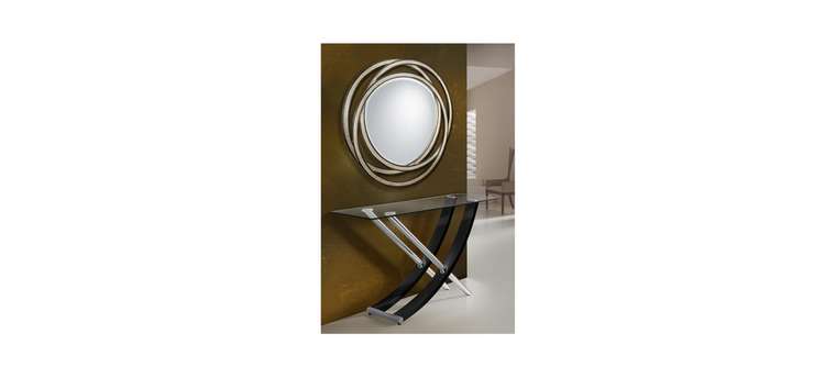 Настенное зеркало Schuller Aros округлой формы с кольцами  