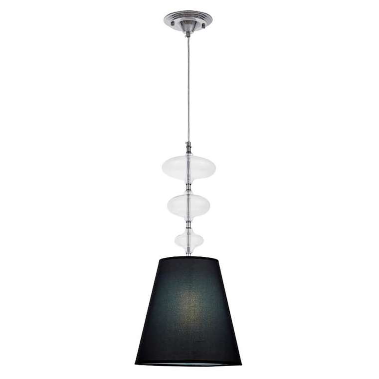 Подвесной светильник Veneziana LDP 1113 BK (ткань, цвет черный)