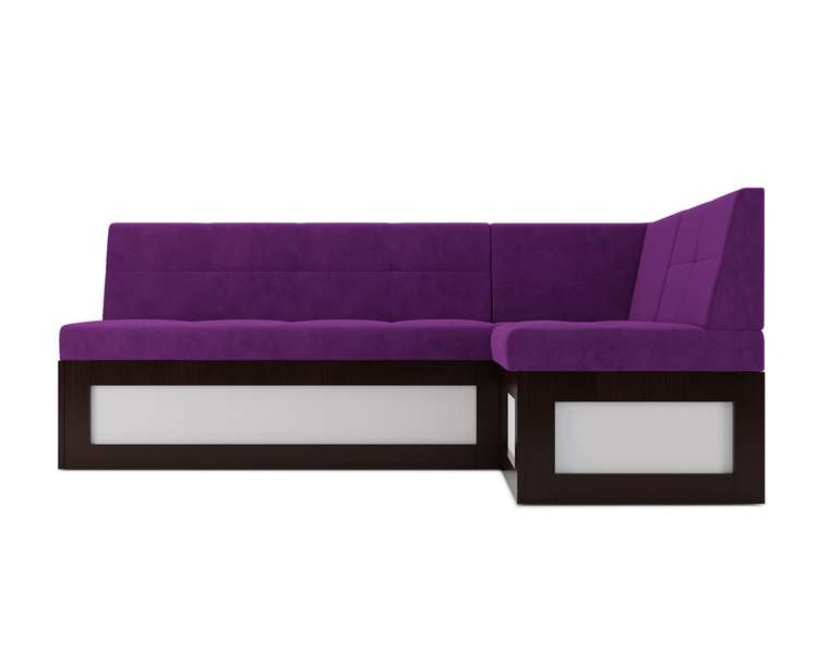 Угловой диван-кровать Нотис S фиолетового цвета правый угол