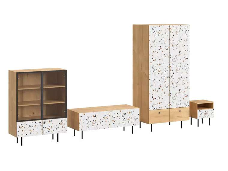 Композиция Frida 14 с принтом Marble на металлических ножками