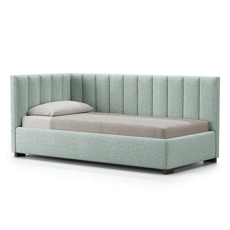 Кровать Minty Tart 90х200 бирюзового цвета без подъемного механизма