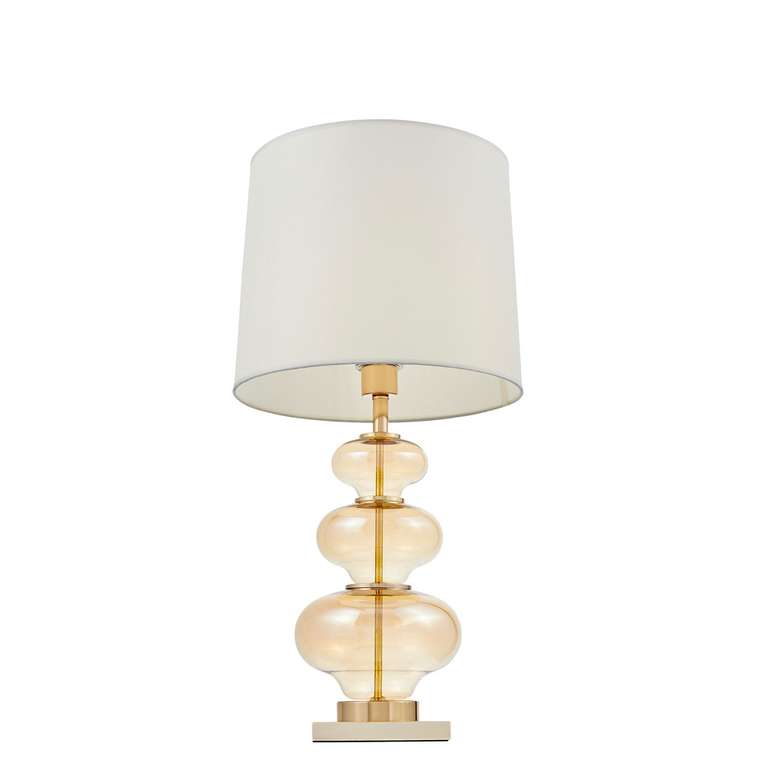 Настольная лампа Briston бело-золотого цвета