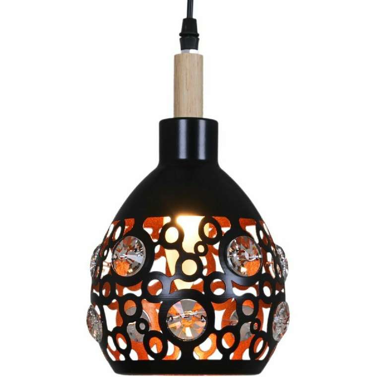 Подвесной светильник 03601-0.9-03 (металл, цвет черный)