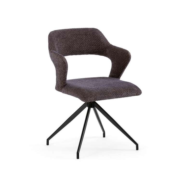 Кресло для стола вращающееся Asyar фиолетового цвета