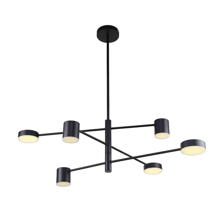 потолочная люстра Ducan металл, акрил 3*LED*5W + 3*LED*7W, 1464LM, 4000K, included