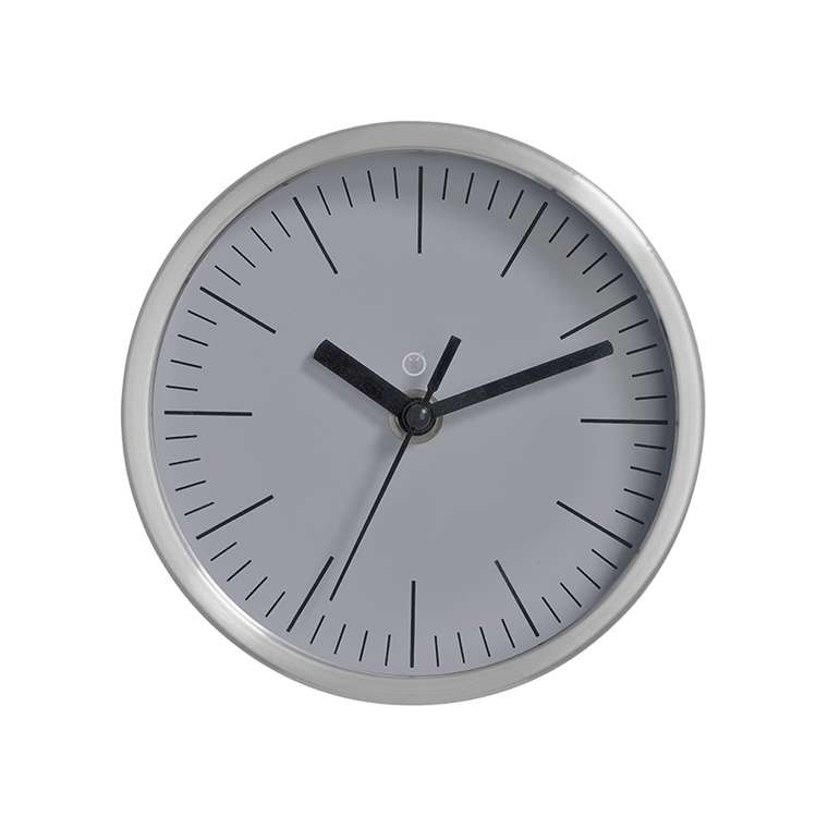 Настенные часы Arizona серебристо-серого цвета