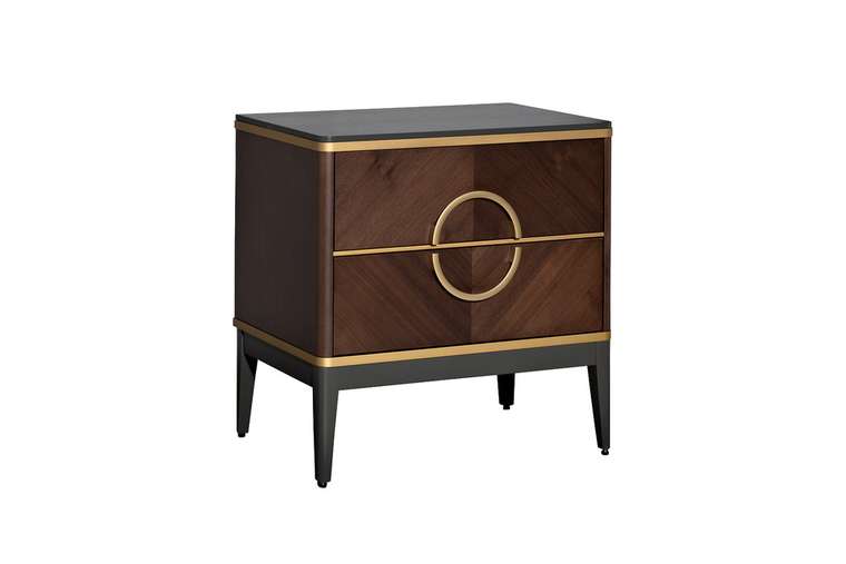 Тумба прикроватная коричневого цвета
