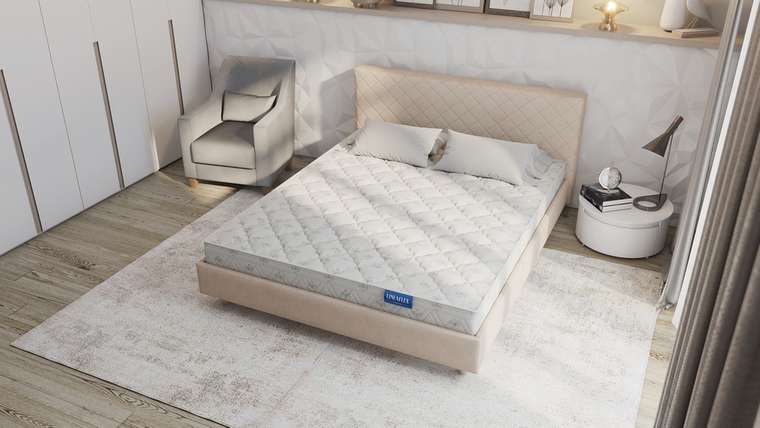 Матрас Como 140x200 светло-серого цвета