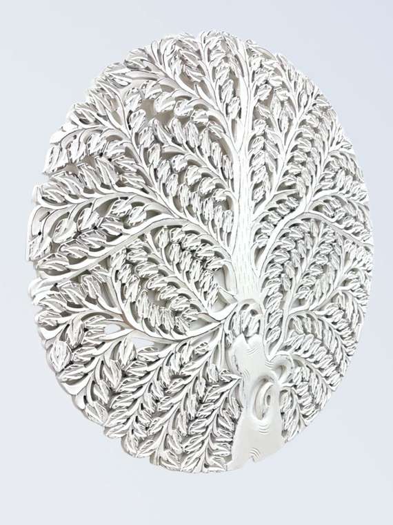 Панно настенное с зеркалом WHITE TREE