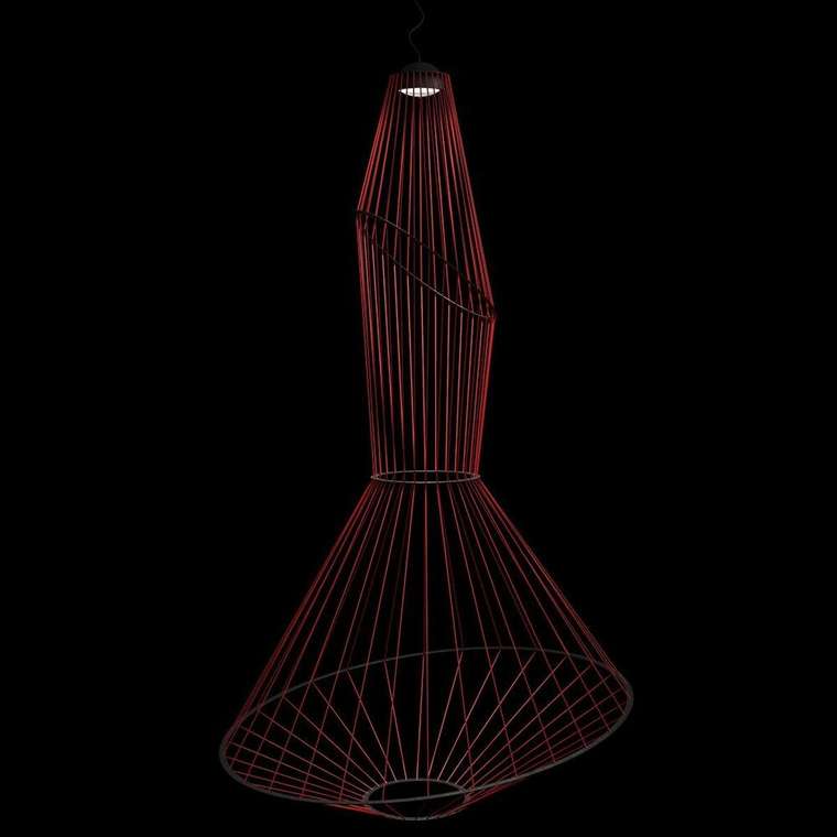 Подвесная люстра Beam 10292/A Red (металл, цвет красный)