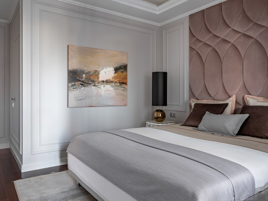 Фотография: Спальня в стиле Классический, Современный, Квартира, Проект недели, Москва, 3 комнаты, Более 90 метров, Татьяна Романова – фото на INMYROOM