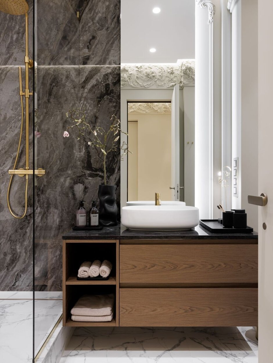 Фотография:  в стиле , Квартира, Проект дня, Санкт-Петербург, 3 комнаты, Более 90 метров, Елена Лебедева – фото на INMYROOM