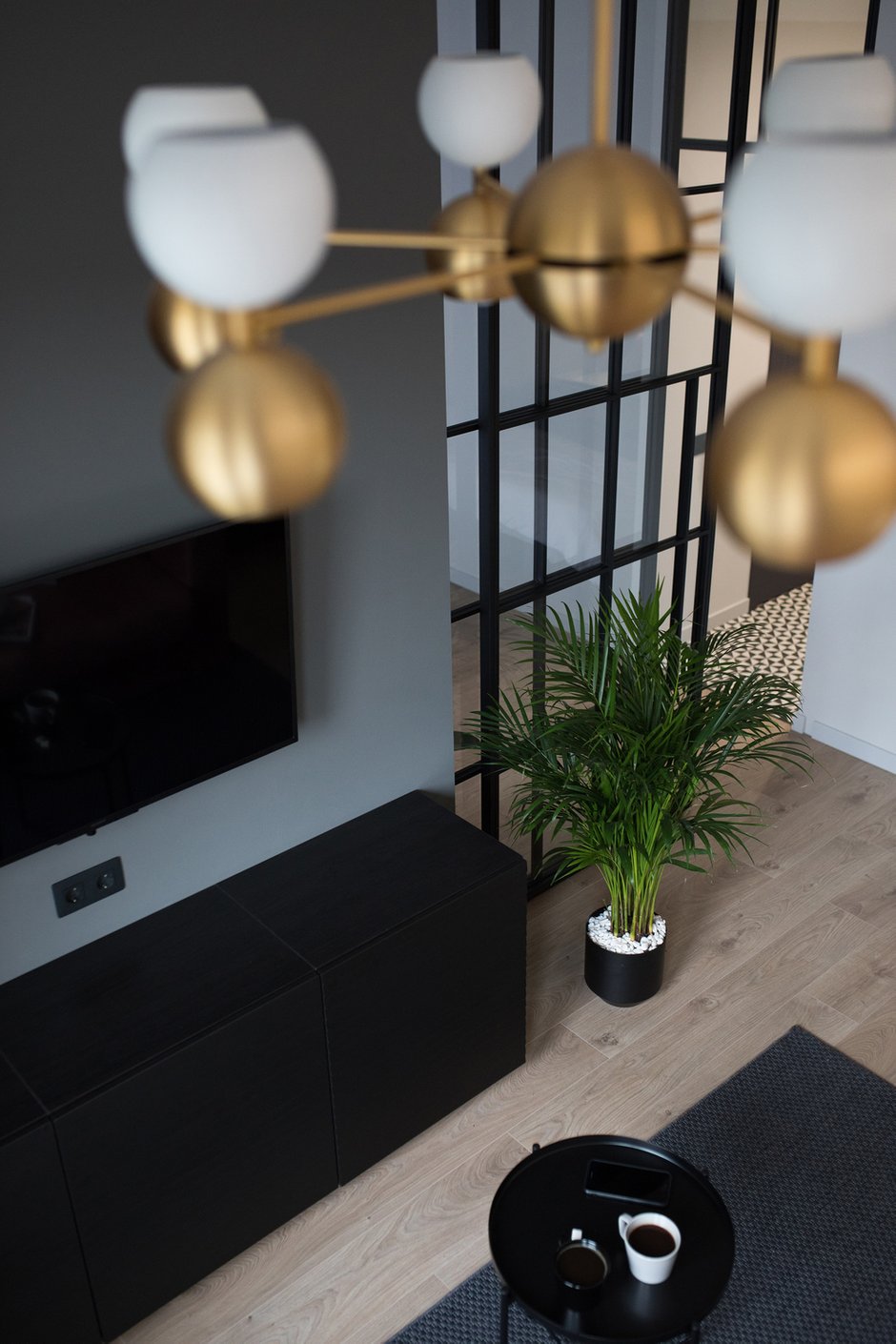 Фотография: Гостиная в стиле Современный, Квартира, Студия, Проект дня, Санкт-Петербург, 1 комната, до 40 метров, Нина Иваненко – фото на INMYROOM