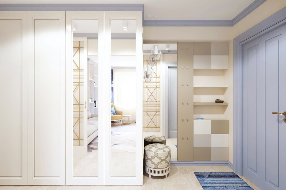 Фотография: Прихожая в стиле Современный, Квартира, Проект недели, Москва, 2 комнаты, 40-60 метров, Галина Березкина – фото на INMYROOM