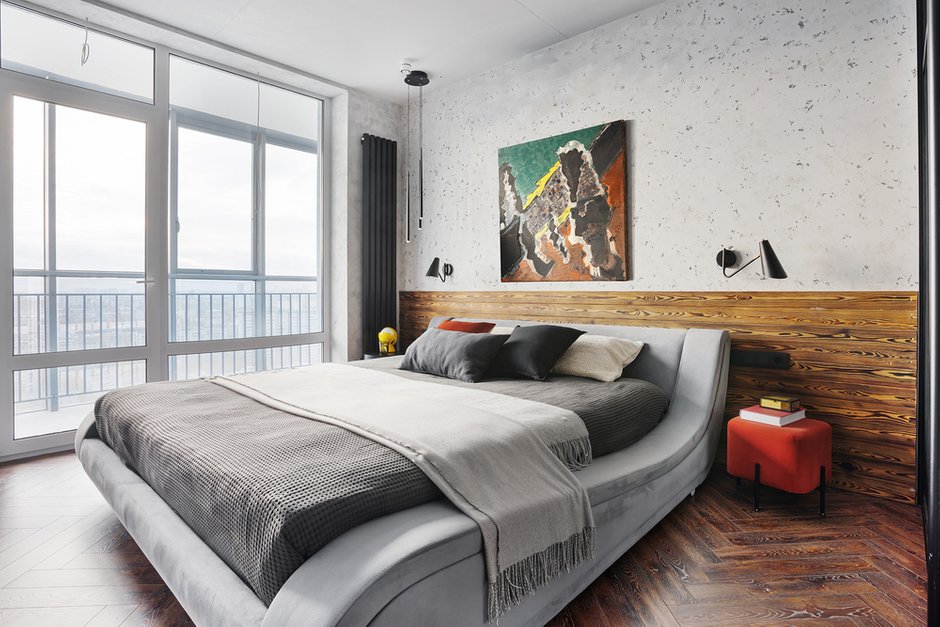 Фотография: Спальня в стиле Современный, Квартира, Проект недели, Екатеринбург, 3 комнаты, Более 90 метров, Евгений Швецов – фото на INMYROOM