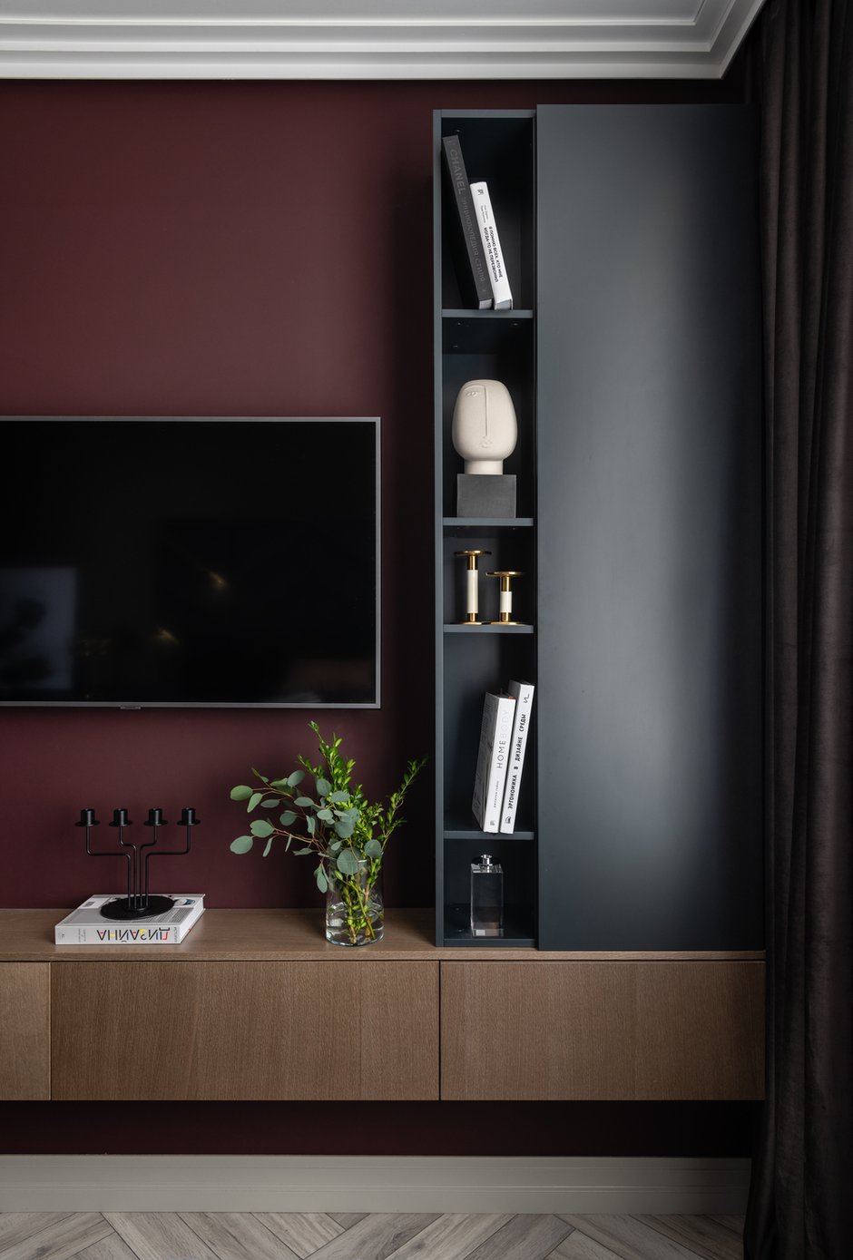 Фотография: Спальня в стиле Современный, Квартира, Проект недели, Москва, 3 комнаты, 60-90 метров, Bazilik Interior Design, Карина Неделяй – фото на INMYROOM