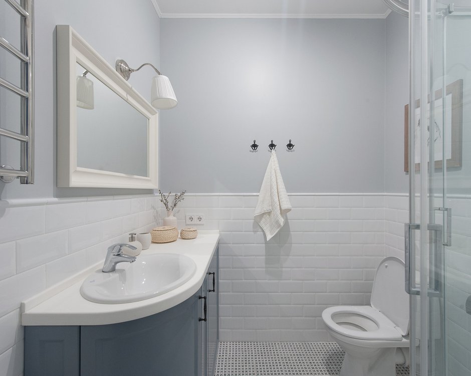 Фотография: Ванная в стиле Скандинавский, Проект недели, Киев, 2 комнаты, 40-60 метров, Александр Власик – фото на INMYROOM