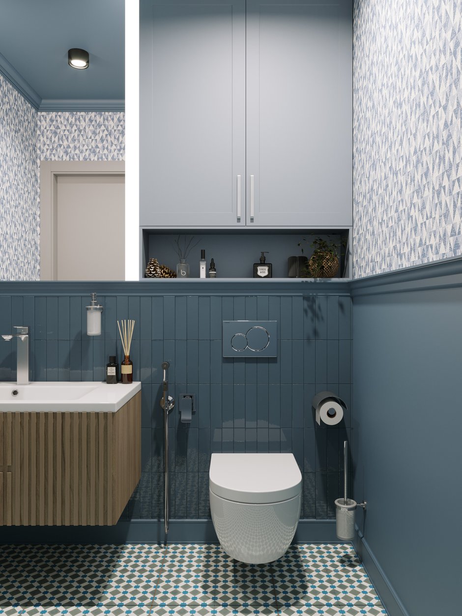 Фотография: Ванная в стиле Современный, Квартира, Проект недели, Москва, 3 комнаты, 60-90 метров, Little Space, Евгения Шама – фото на INMYROOM