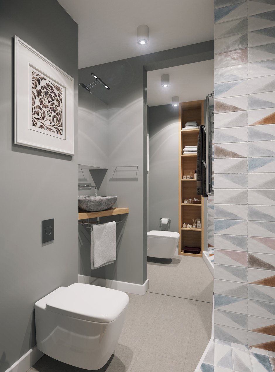 Фотография:  в стиле , Скандинавский, Квартира, Россия, IKEA, Проект недели, Tikkurila, Geometrium, Cosmorelax, Donolux, Imola Ceramica, Deephouse, pustelli, unit-glass, newdesigns, selecta – фото на INMYROOM