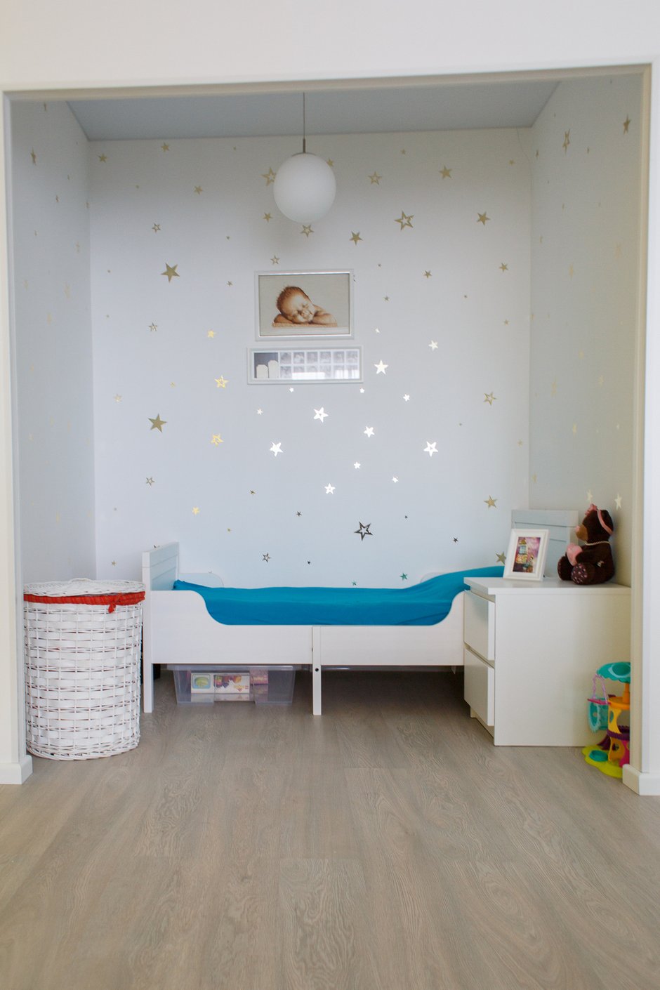 Фотография: Детская в стиле Скандинавский, Современный, Квартира, Студия, Проект недели, Ирина Собыленская, новостройка, Сергиев Посад – фото на INMYROOM