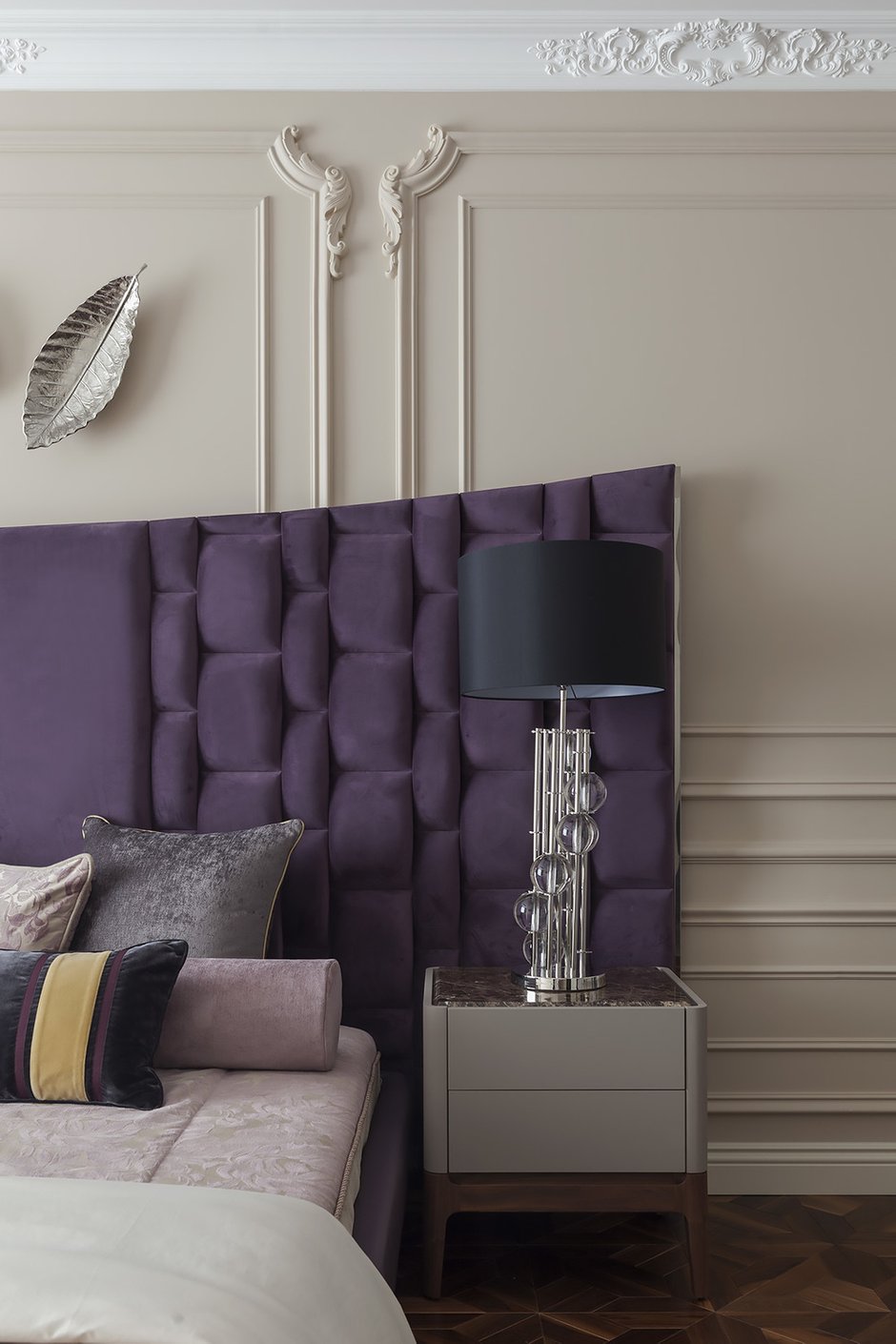 Фотография: Спальня в стиле Современный, Эклектика, Квартира, Проект недели, Москва, Монолитный дом, 4 и больше, Более 90 метров, #эксклюзивныепроекты, Инна Арбуа – фото на INMYROOM