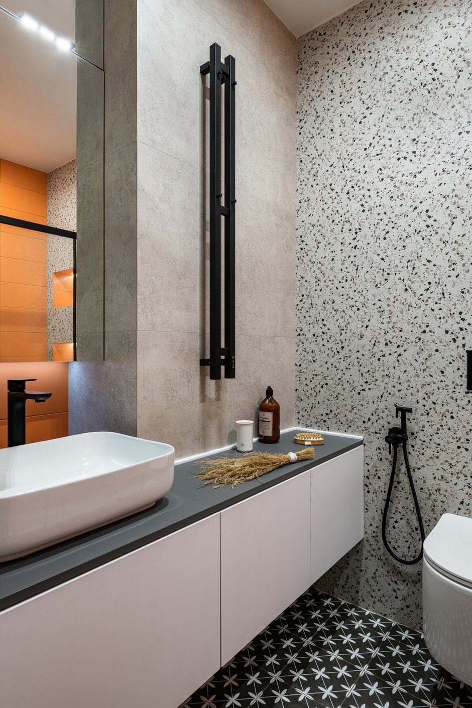 Фотография: Ванная в стиле Современный, Квартира, Проект недели, Москва, 2 комнаты, 40-60 метров, Ксения Гусева – фото на INMYROOM