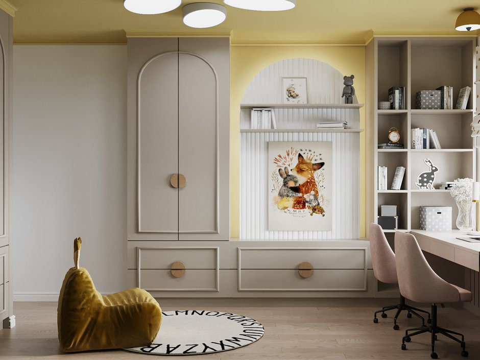 Фотография: Детская в стиле Современный, Квартира, Проект недели, Москва, 4 и больше, Более 90 метров, Екатерина Третьякова, Tretiakova Interior – фото на INMYROOM