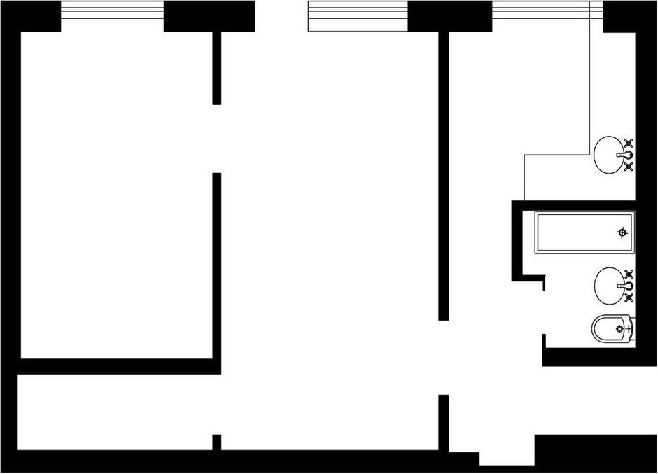 Фотография: Планировки в стиле , Скандинавский, Квартира, Студия, Проект недели, Москва, Настя Антонюк, 40-60 метров – фото на INMYROOM