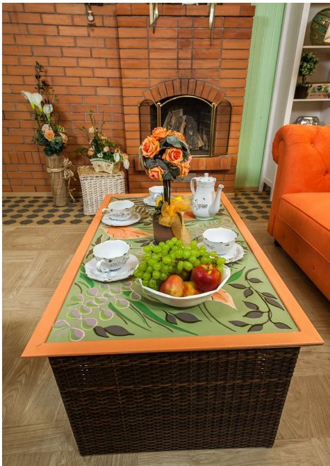 Фотография:  в стиле , Гостиная, Россия, Garda Decor, NEW LOOK, Дача, Бежевый, Коричневый, Подмосковье, Дом и дача, Фазенда, ENS Group, Home Melody, Luminarc, Maytoni, Bironi, Fabio Home, гостиная с камином, «Веренд-Дизайн», Terra Fiori, «Дом Мебели», O-Design, как оформить гостиную на даче, интерьер гостиной на даче – фото на INMYROOM