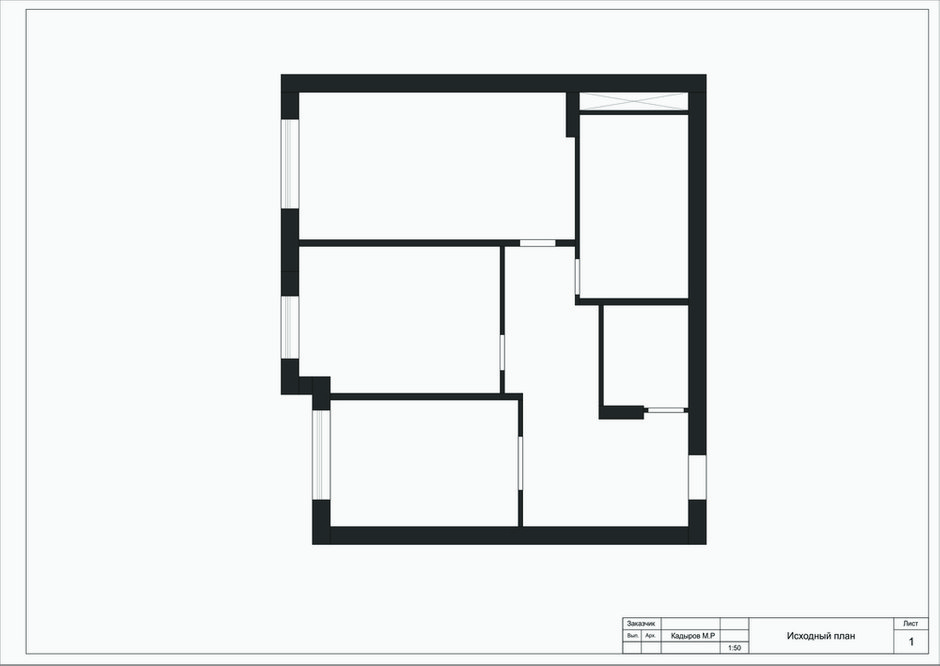 Обмерный план