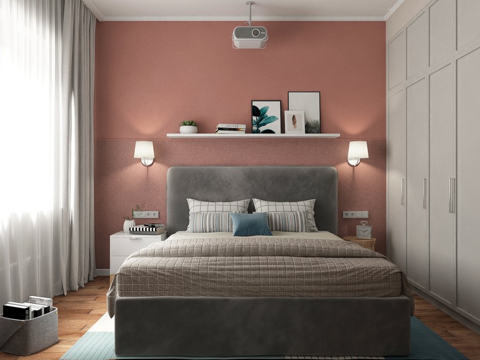 Фотография: Спальня в стиле Современный, Квартира, Проект недели, Санкт-Петербург, Более 90 метров, Projector Studio – фото на INMYROOM