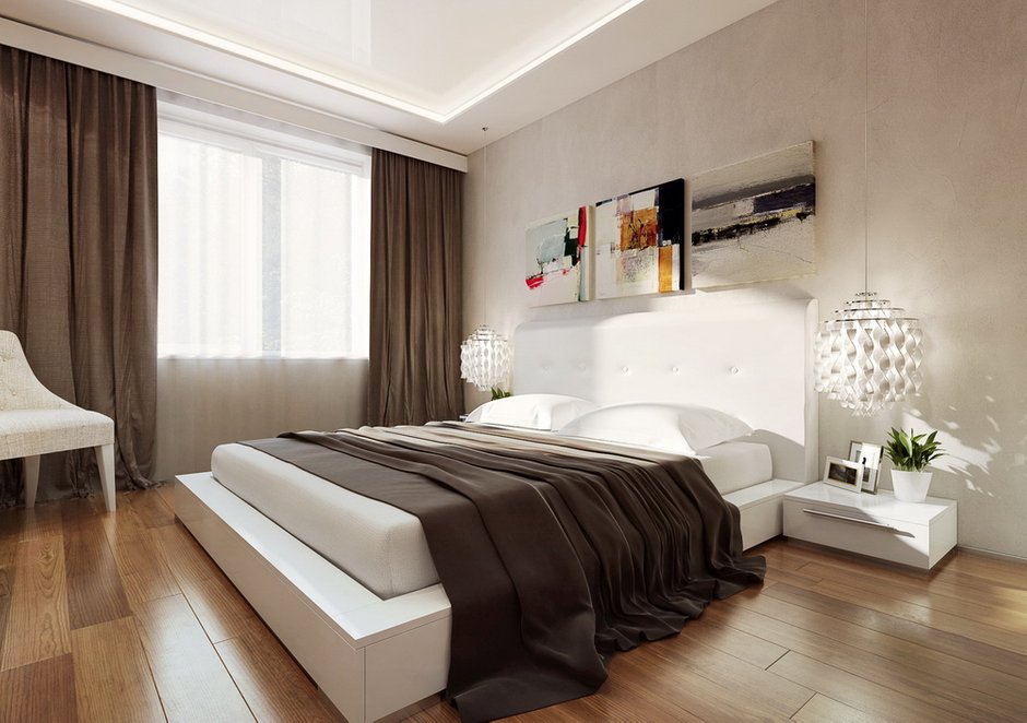 Фотография: Спальня в стиле Современный, Квартира, Дома и квартиры, Проект недели – фото на INMYROOM