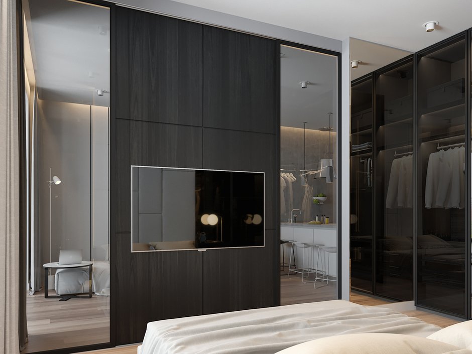 Фотография: Спальня в стиле Современный, Проект недели, ЖК Фили Град, новостройка, Quadro room – фото на INMYROOM