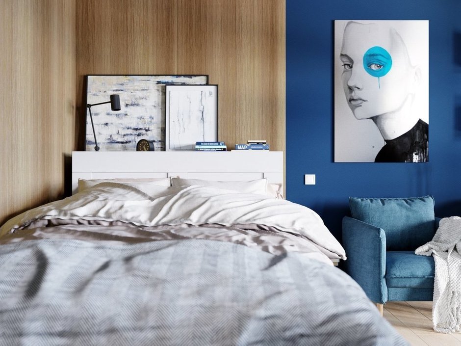 Фотография: Спальня в стиле Современный, Гид, Geometrium, Алина Лаврентьева, Ксения Мезенцева, Protena, Андрей Попов – фото на INMYROOM