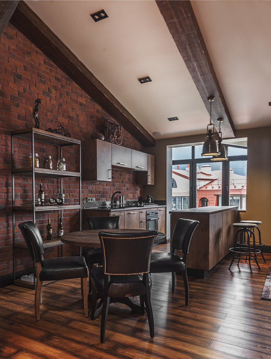 Фотография:  в стиле , Кухня и столовая, Гостиная, Лофт, Карта покупок – фото на INMYROOM