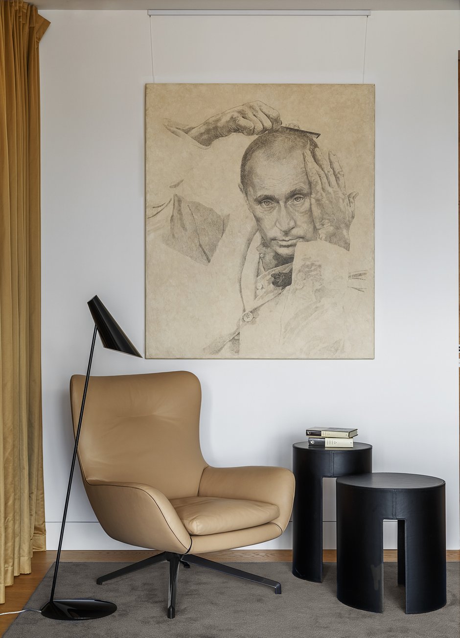 Фотография: Кабинет в стиле Современный, Проект недели, Москва, Более 90 метров, #эксклюзивныепроекты, ЖК «Легенда Цветного», Ab-architects – фото на INMYROOM