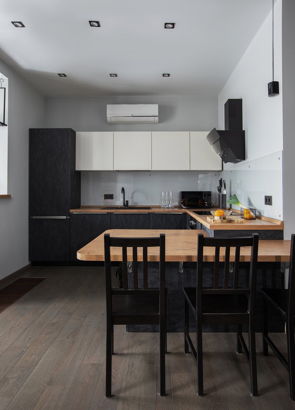 Фотография: Кухня и столовая в стиле Современный, Квартира, Студия, Проект недели, Москва, 40-60 метров, Анна Никитина – фото на INMYROOM