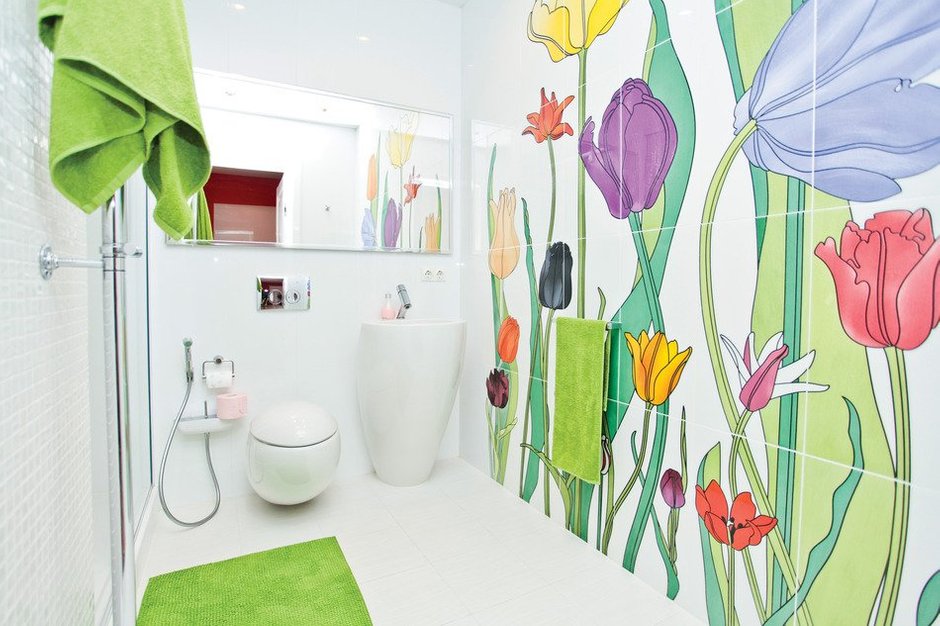 Фотография: Ванная в стиле Современный, Скандинавский, Квартира, Дома и квартиры, Проект недели – фото на INMYROOM