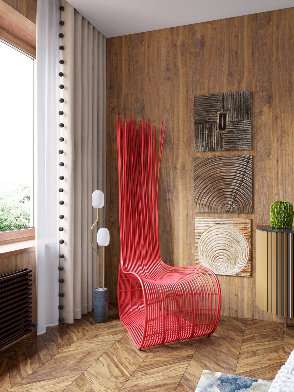 Фотография: Спальня в стиле Современный, Эклектика, Дом, Проект недели, Новая Москва, 4 и больше, Более 90 метров, Мария Глаголева, Glagoleva Design – фото на INMYROOM