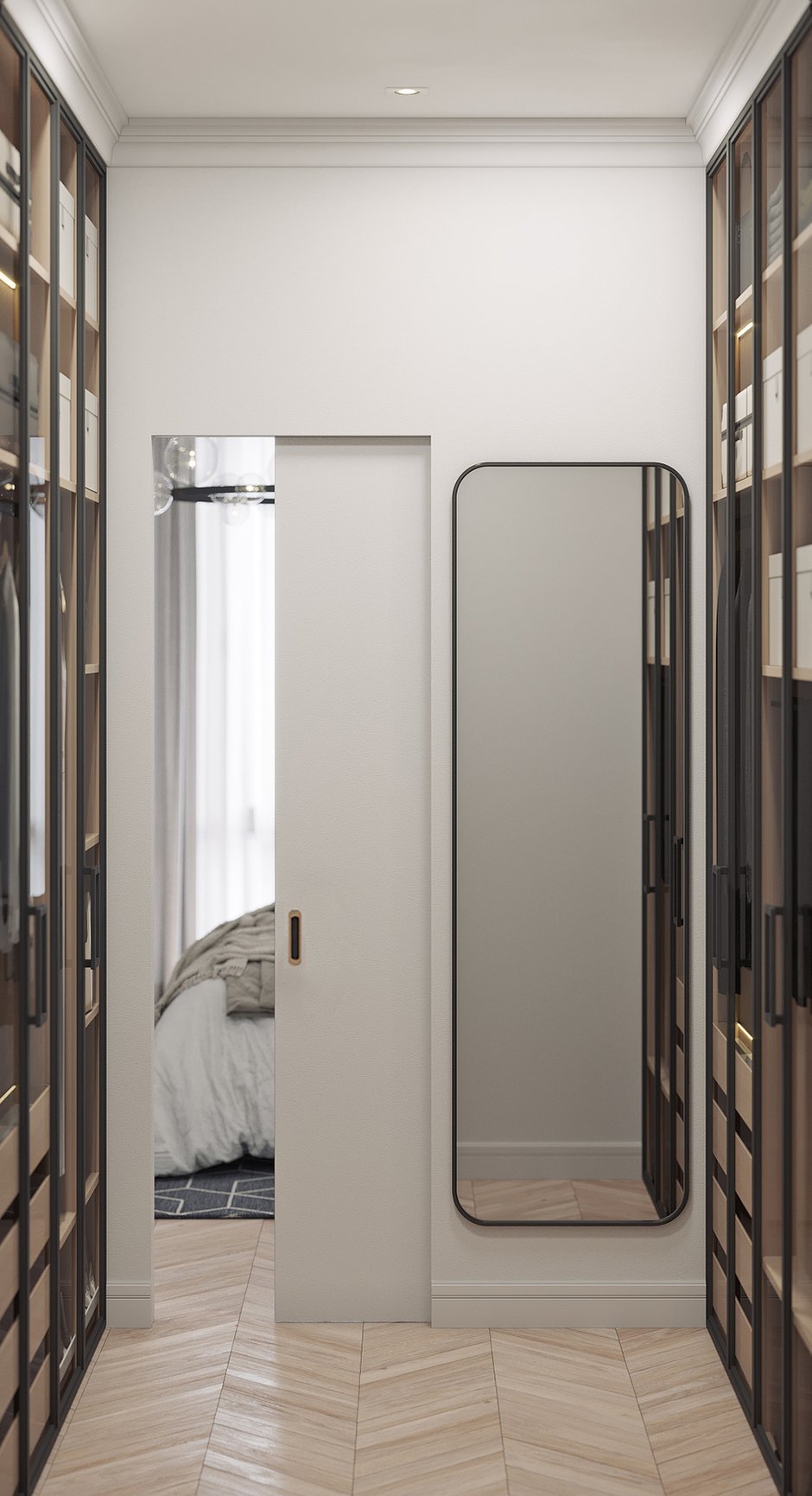 Фотография: Прихожая в стиле Современный, Квартира, Проект недели, Москва, 4 и больше, Более 90 метров, Диана Бганова – фото на INMYROOM