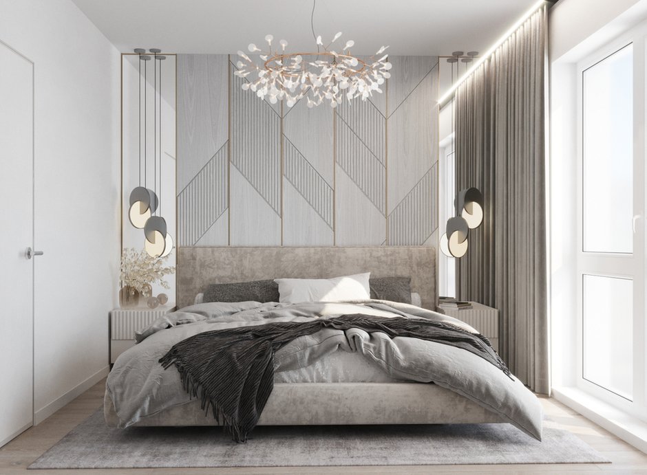Фотография: Спальня в стиле Современный, Квартира, Проект недели, Минск, 2 комнаты, 40-60 метров, Mood2 – фото на INMYROOM